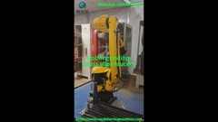 Robot grinding brass alloy faucets with three-stage sanding